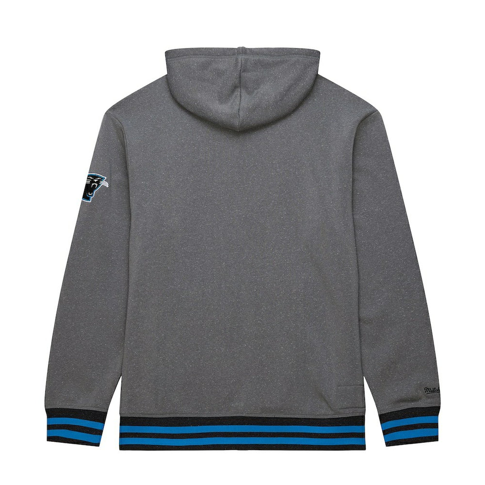Carolina Panthers Vintage Logo Snow Washed Fleece Pullover Hoodie - Heather Gray Hoodies