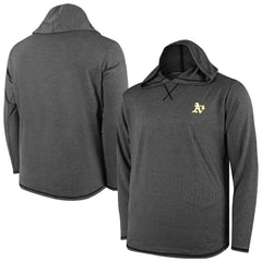 Athletics Butter Stripe Tri-Blend Long Sleeve Hoodie T-Shirt - Black Hoodies