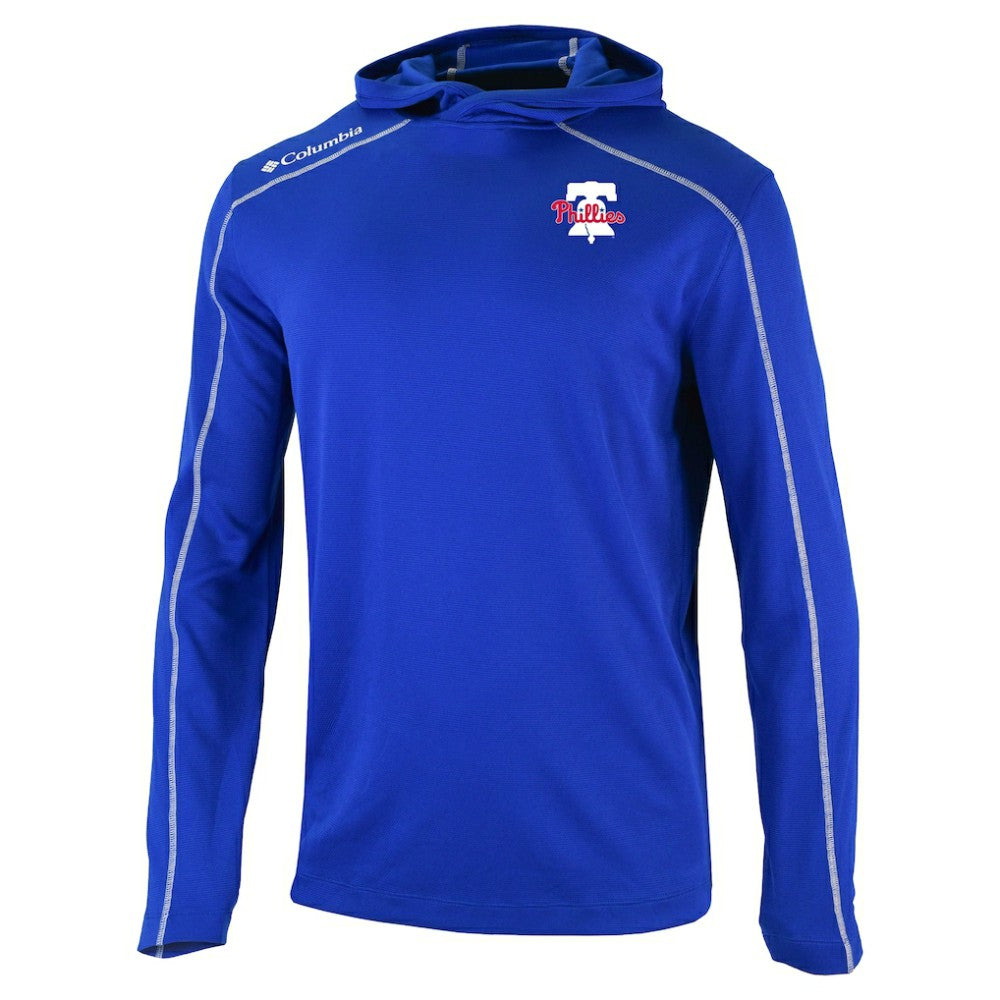 Philadelphia Phillies Columbia Omni-Wick Shotgun Pullover Hoodie - Royal Hoodies