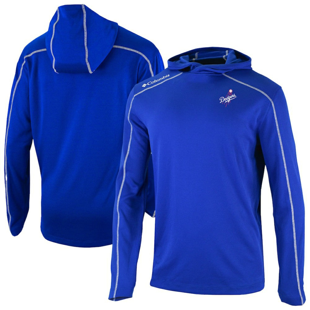 Los Angeles Dodgers Columbia Omni-Wick Shotgun Pullover Hoodie - Royal Hoodies