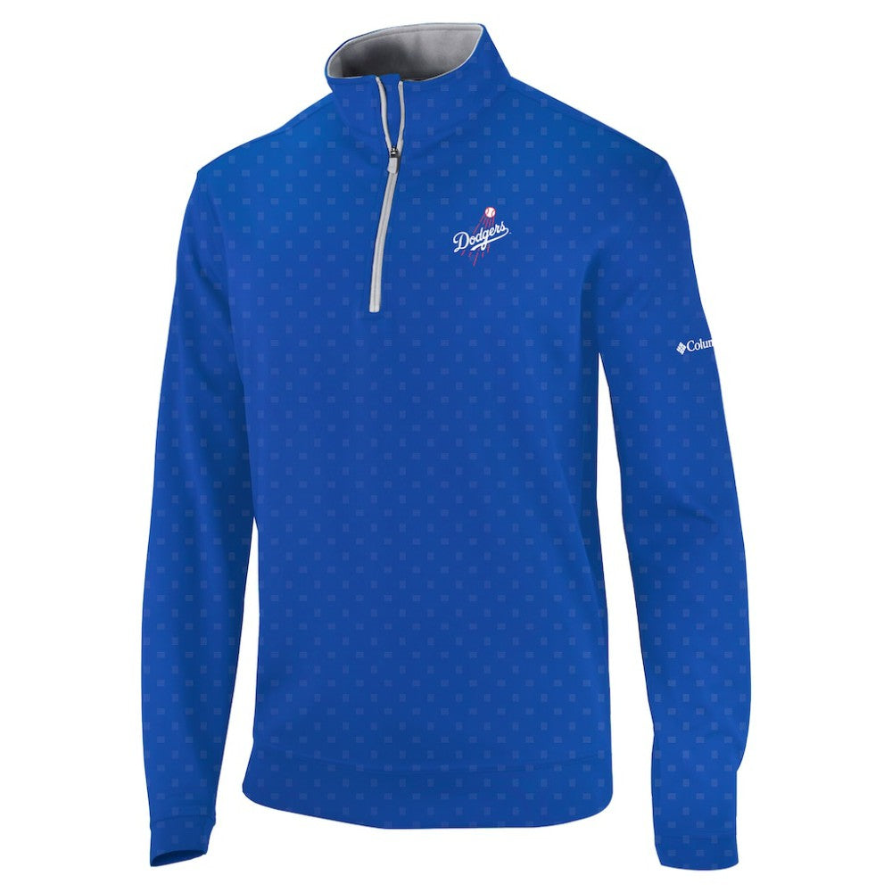 Los Angeles Dodgers Columbia Wickham Hills Omni-Wick Quarter-Zip Jacket - Royal Jackets