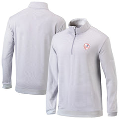 New York Yankees Columbia Omni-Wick Even Lie Quarter-Zip Pullover Top - Gray Pullover
