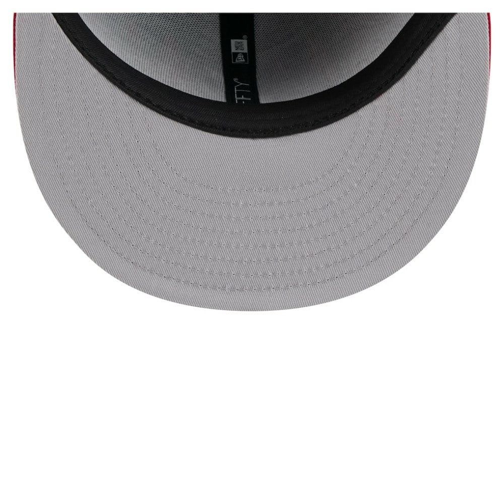 Atlanta Braves New Era Retro Pattern 59FIFTY Fitted Hat - Navy/Red Hats