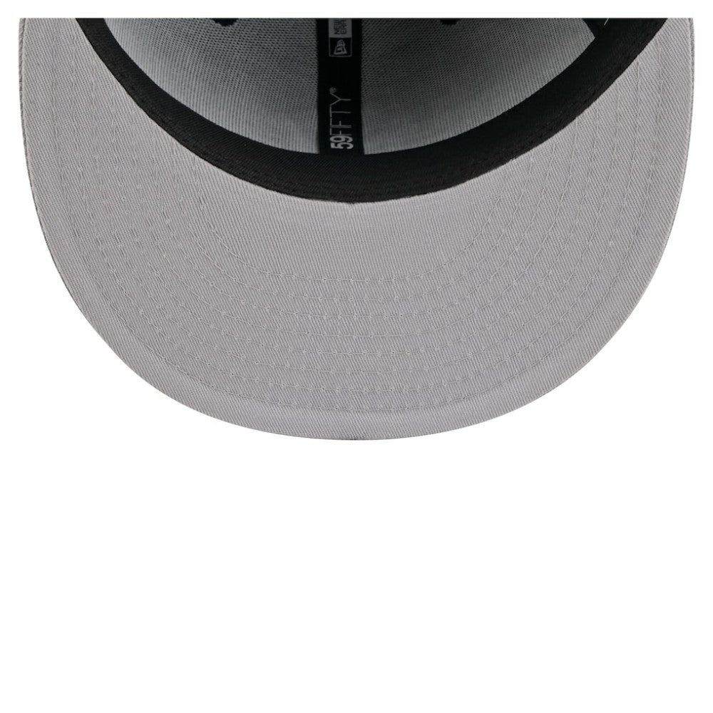 New York Yankees New Era Retro Pattern 59FIFTY Fitted Hat - Navy/Gray Hats