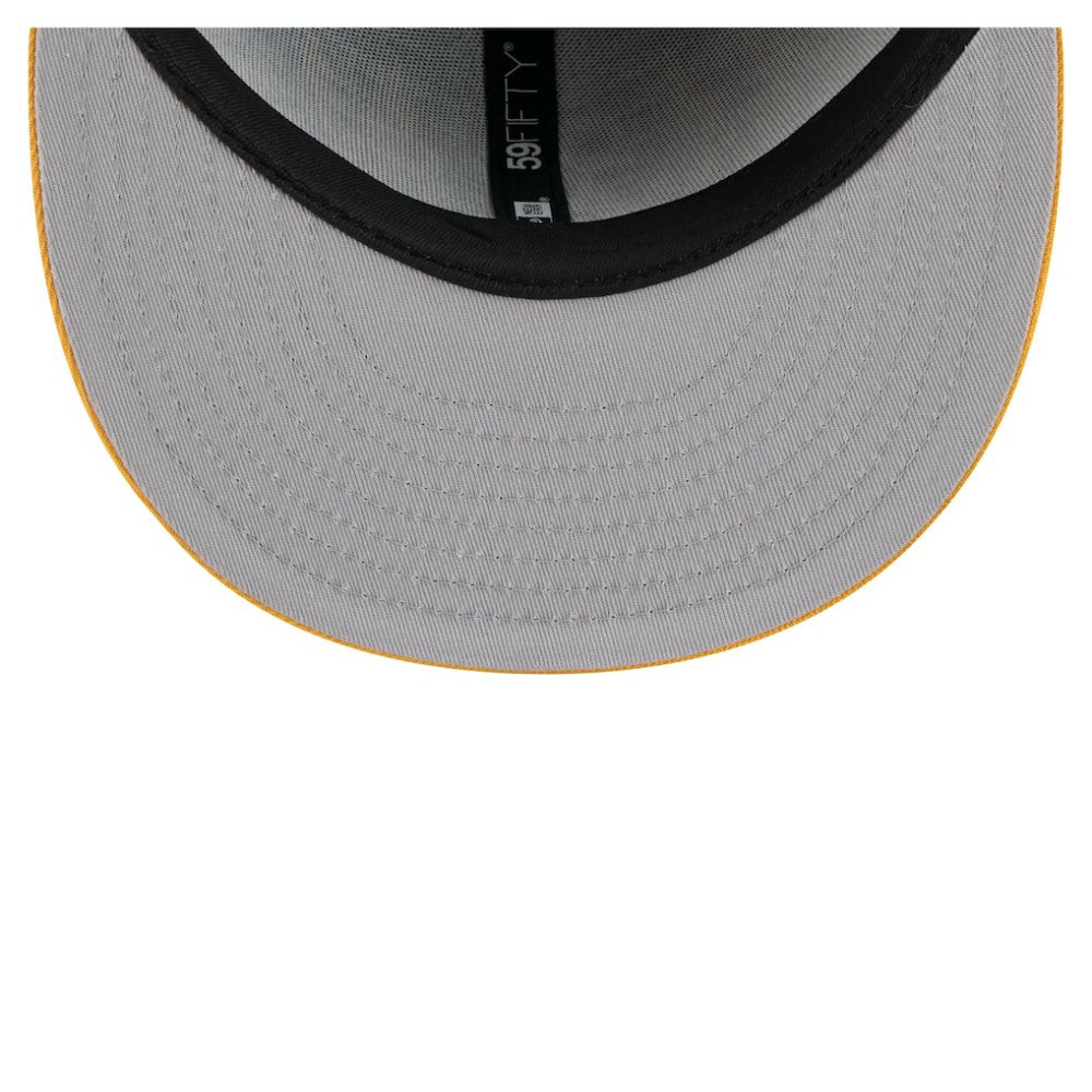Athletics New Era Retro Pattern 59FIFTY Fitted Hat - Green/Gold Hats