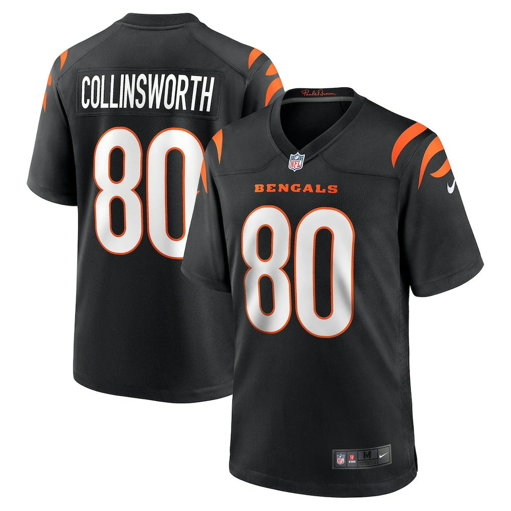 Cris Collinsworth Cincinnati Bengals Team Retired Player Game Jersey - Black Jerseys