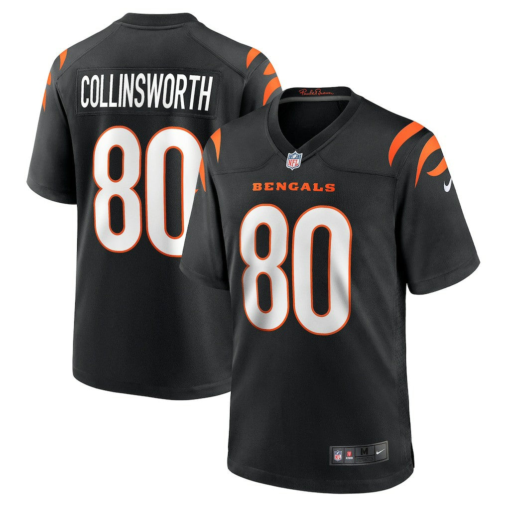 Cris Collinsworth Cincinnati Bengals Team Retired Player Game Jersey - Black Jerseys
