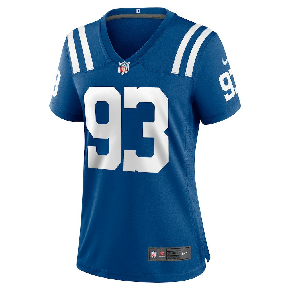 Dwight Freeney Indianapolis Colts Women's Team Retired Player Game Jersey - Royal Jerseys