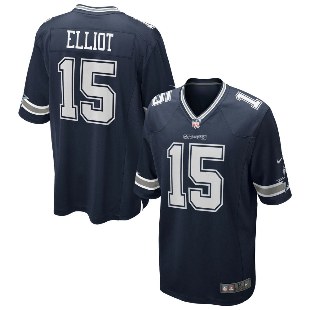 Ezekiel Elliott Dallas Cowboys Team Game Jersey - Navy Jerseys