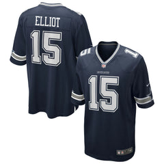Ezekiel Elliott Dallas Cowboys Team Game Jersey - Navy Jerseys