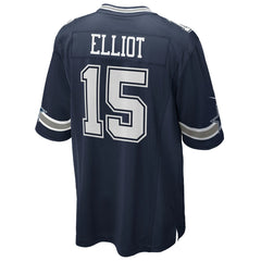 Ezekiel Elliott Dallas Cowboys Team Game Jersey - Navy Jerseys