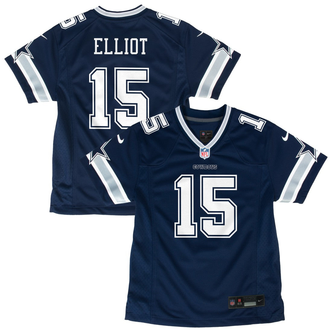 Ezekiel Elliott Dallas Cowboys Youth Game Jersey - Navy Jerseys