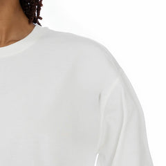 New York Giants Gameday Couture Women's Classic Comeback Oversized Long Sleeve T-Shirt - White T-shirts