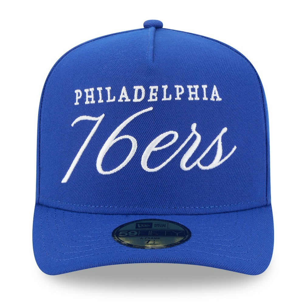 Philadelphia 76ers 2025 NBA Draft A-Frame 59FIFTY Fitted Hat Royal - New Era outlet