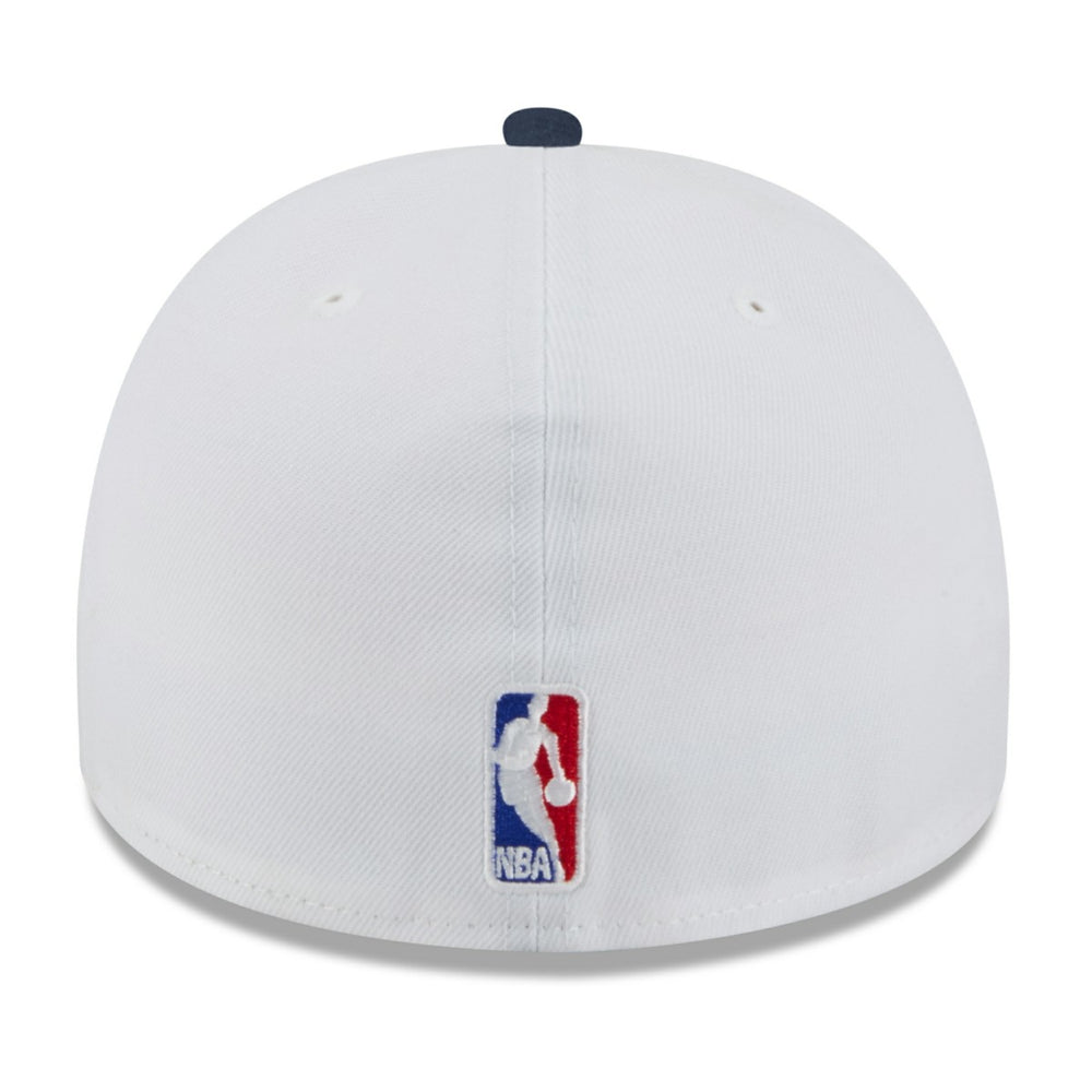 Washington Wizards 2025 NBA Draft A-Frame 59FIFTY Fitted Hat White/Navy - New Era