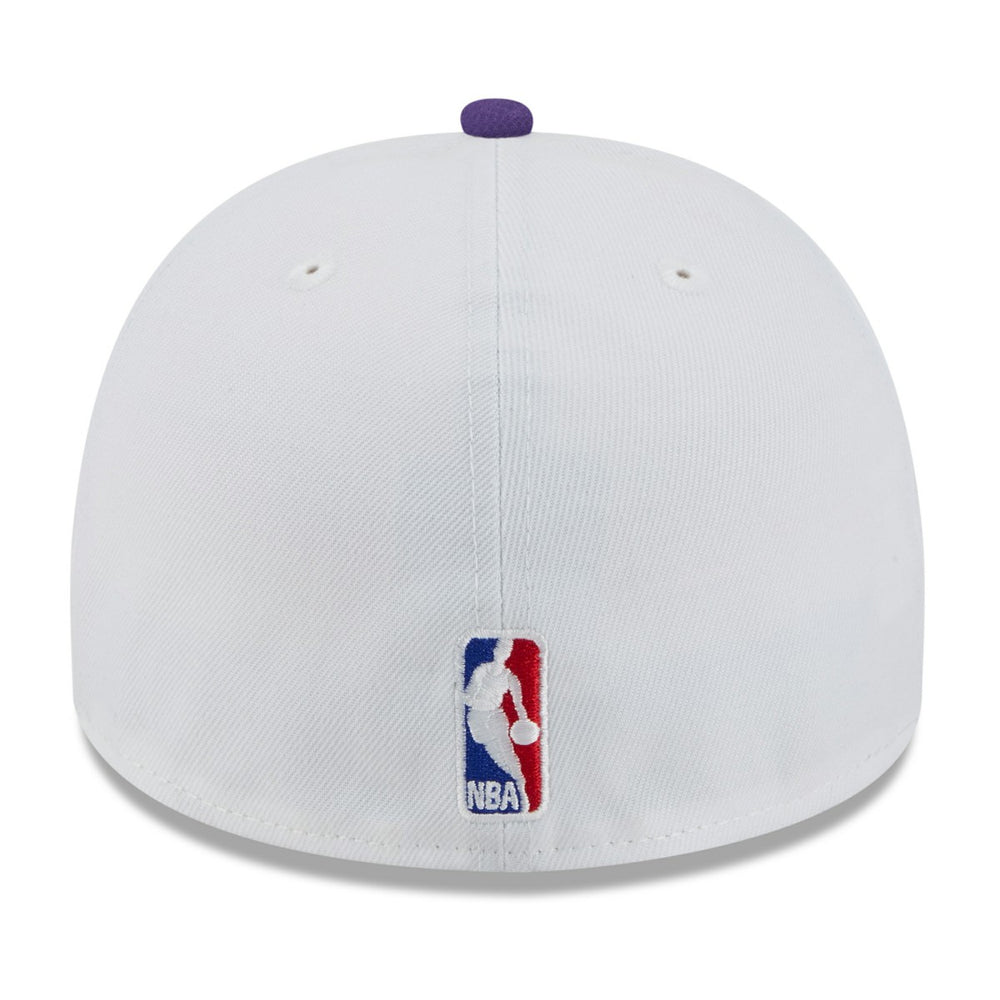 Los Angeles Lakers 2025 NBA Draft A-Frame 59FIFTY Fitted Hat White/Purple - New Era