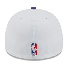 Los Angeles Lakers 2025 NBA Draft A-Frame 59FIFTY Fitted Hat White/Purple - New Era