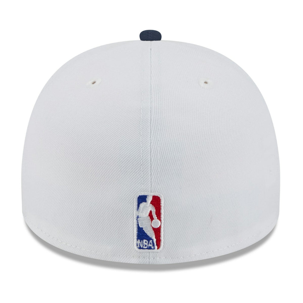 Minnesota Timberwolves 2025 NBA Draft A-Frame 59FIFTY Fitted Hat White/Navy - New Era