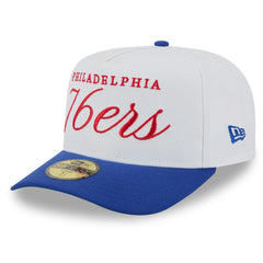 Philadelphia 76ers 2025 NBA Draft A-Frame 59FIFTY Fitted Hat White/Royal - New Era