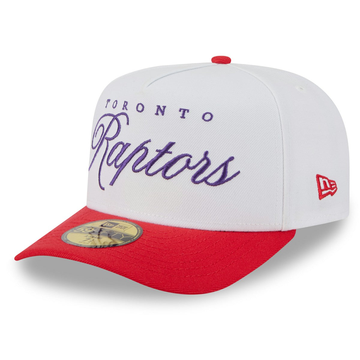 Toronto Raptors 2025 NBA Draft A-Frame 59FIFTY Fitted Hat White/Red - New Era