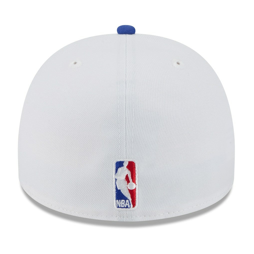 Golden State Warriors 2025 NBA Draft A-Frame 59FIFTY Fitted Hat White/Royal - New Era