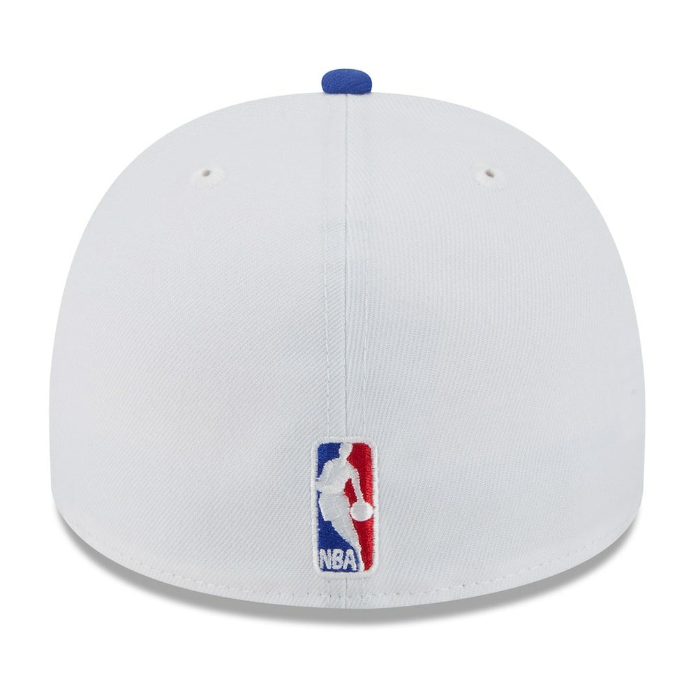 Golden State Warriors 2025 NBA Draft A-Frame 59FIFTY Fitted Hat White/Royal - New Era