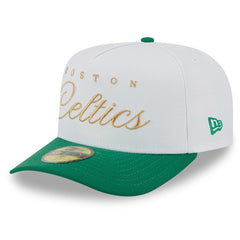 Boston Celtics 2025 NBA Draft A-Frame 59FIFTY Fitted Hat White/Kelly Green - New Era