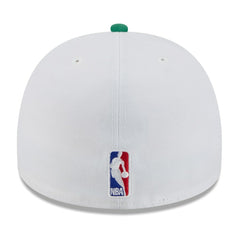 Boston Celtics 2025 NBA Draft A-Frame 59FIFTY Fitted Hat White/Kelly Green - New Era