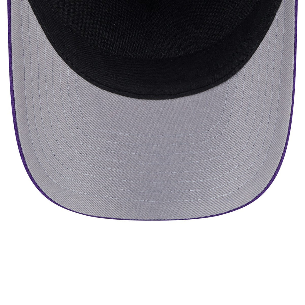 Los Angeles Lakers 2025 NBA Draft M-Crown A-Frame 9FORTY Adjustable Hat Purple - New Era