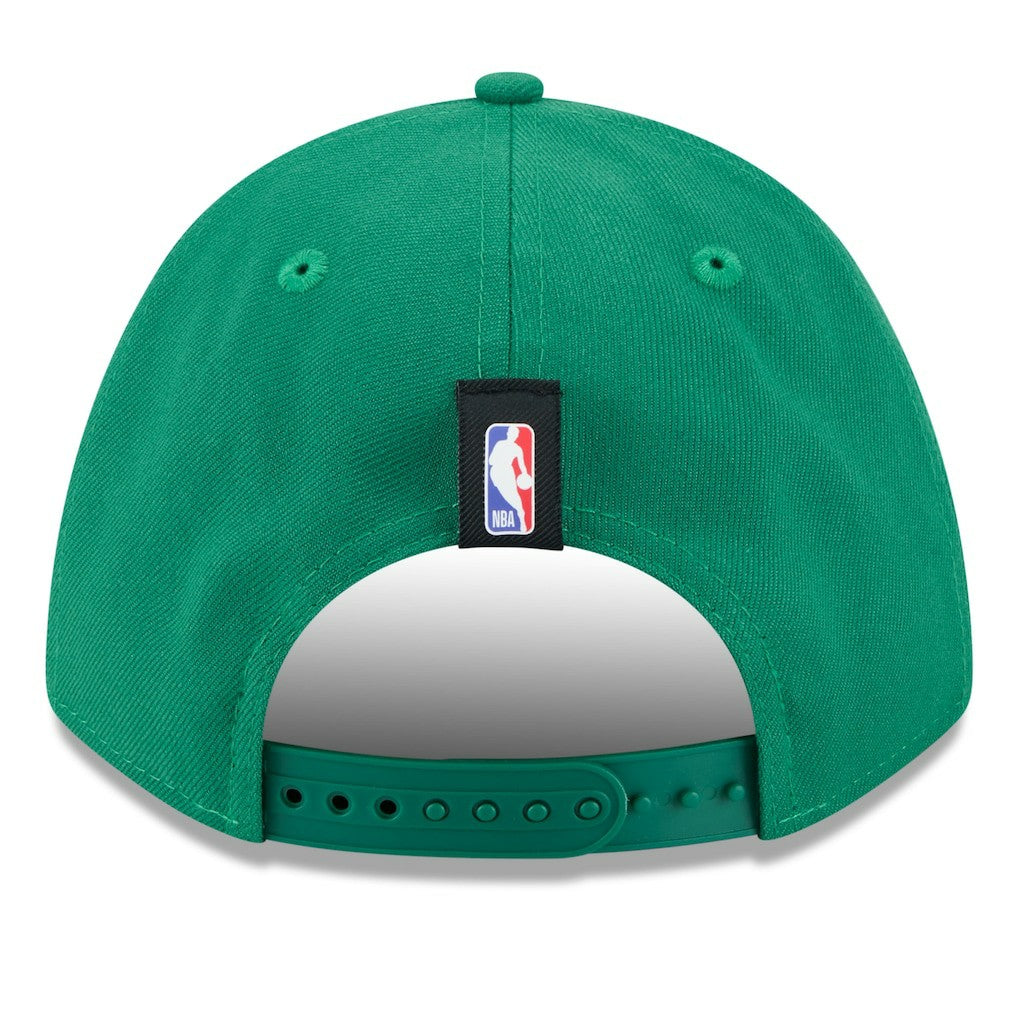 Boston Celtics 2025 NBA Draft M-Crown A-Frame 9FORTY Adjustable Hat Kelly Green - New Era