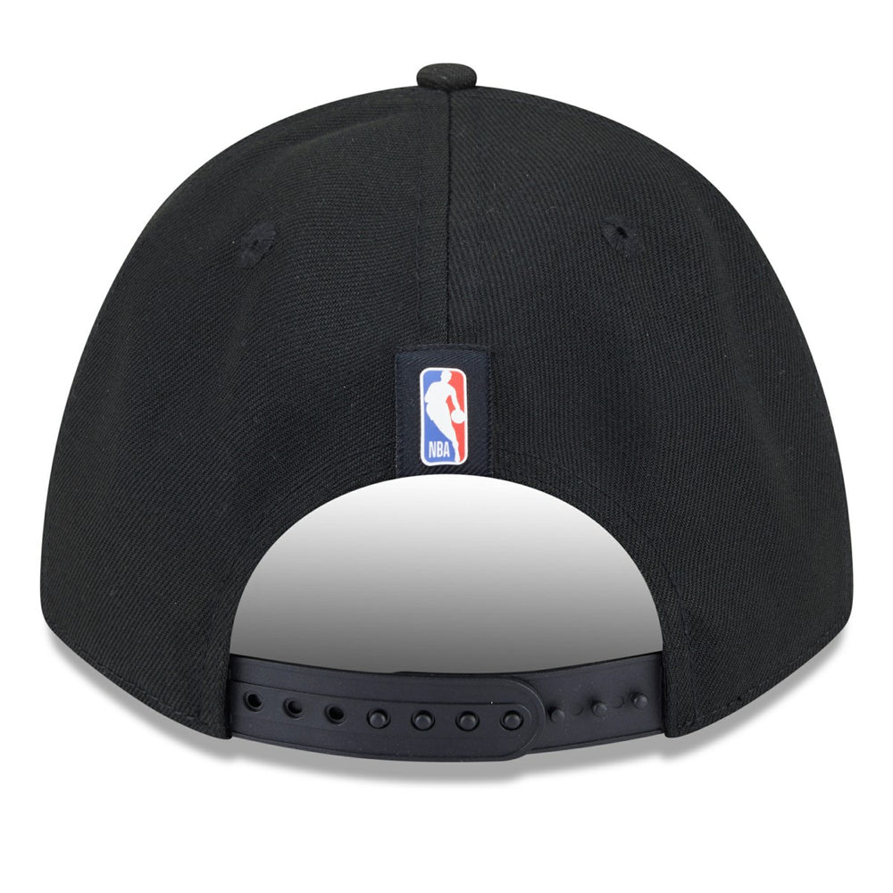 Miami Heat 2025 NBA Draft M-Crown A-Frame 9FORTY Adjustable Hat Black - New Era