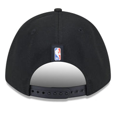 Miami Heat 2025 NBA Draft M-Crown A-Frame 9FORTY Adjustable Hat Black - New Era