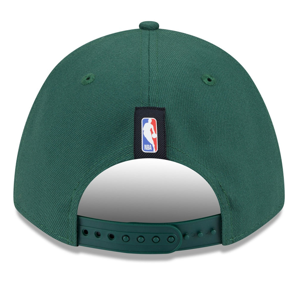 Milwaukee Bucks 2025 NBA Draft M-Crown A-Frame 9FORTY Adjustable Hat Hunter Green - New Era