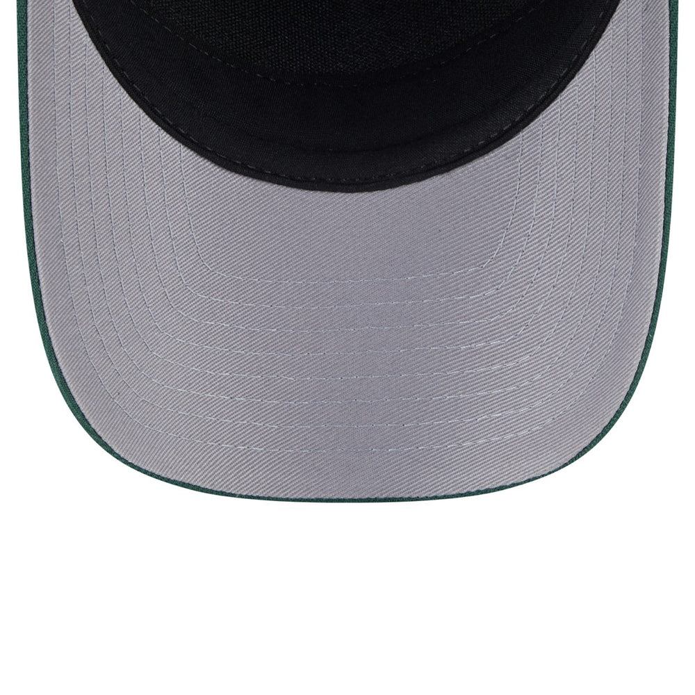 Milwaukee Bucks 2025 NBA Draft M-Crown A-Frame 9FORTY Adjustable Hat Hunter Green - New Era