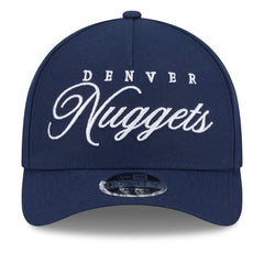 Denver Nuggets 2025 NBA Draft M-Crown A-Frame 9FORTY Adjustable Hat Navy - New Era