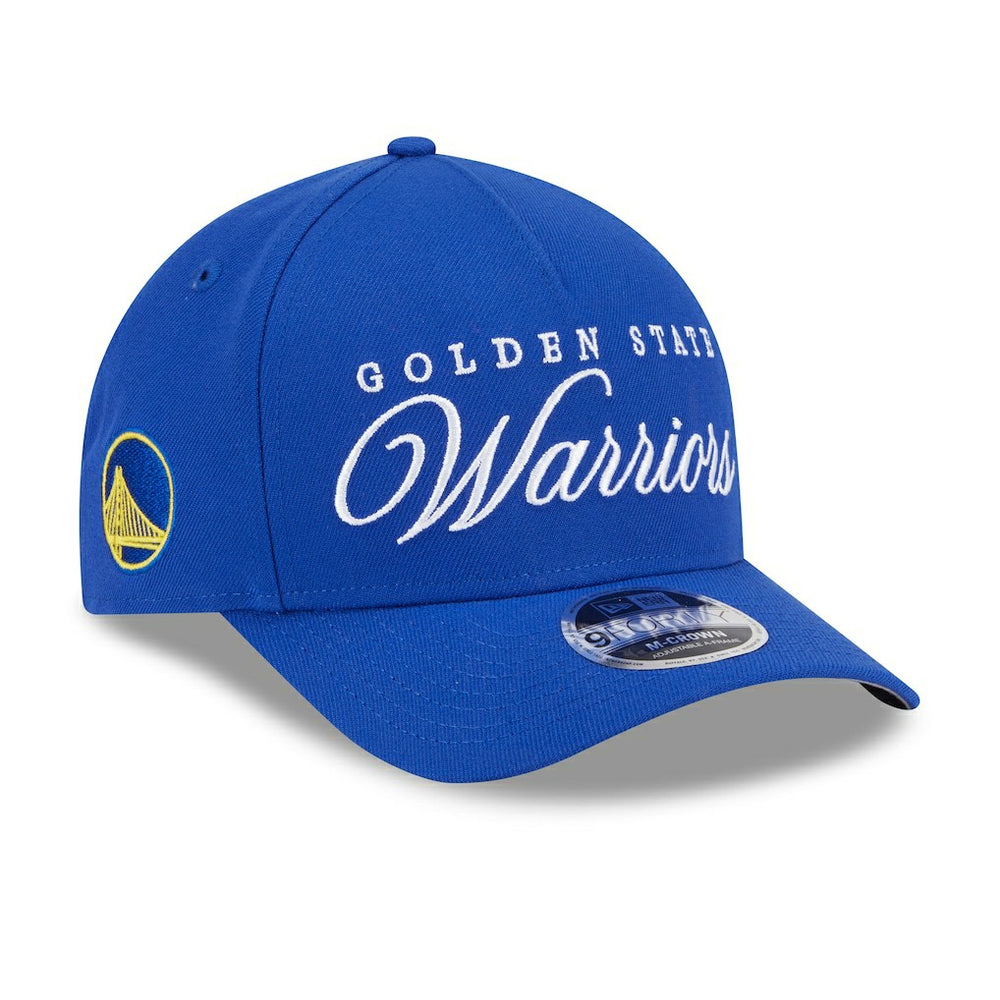 Golden State Warriors 2025 NBA Draft M-Crown A-Frame 9FORTY Adjustable Hat Royal - New Era outlet