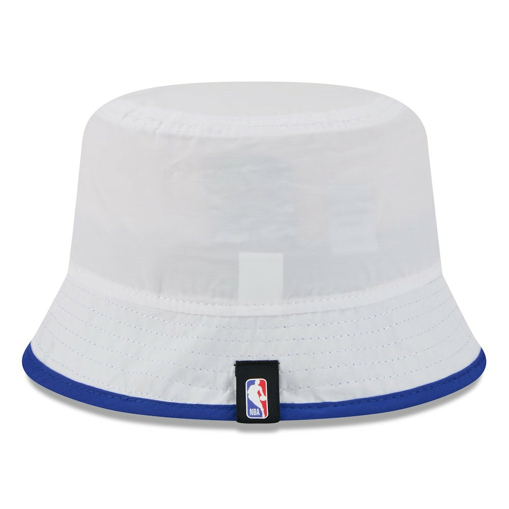 Golden State Warriors 2025 NBA Draft Nylon Bucket Hat White/Royal - New Era