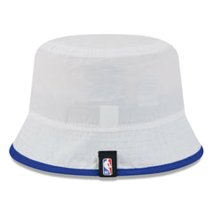Golden State Warriors 2025 NBA Draft Nylon Bucket Hat White/Royal - New Era