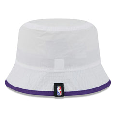 Los Angeles Lakers 2025 NBA Draft Nylon Bucket Hat White/Purple - New Era outlet