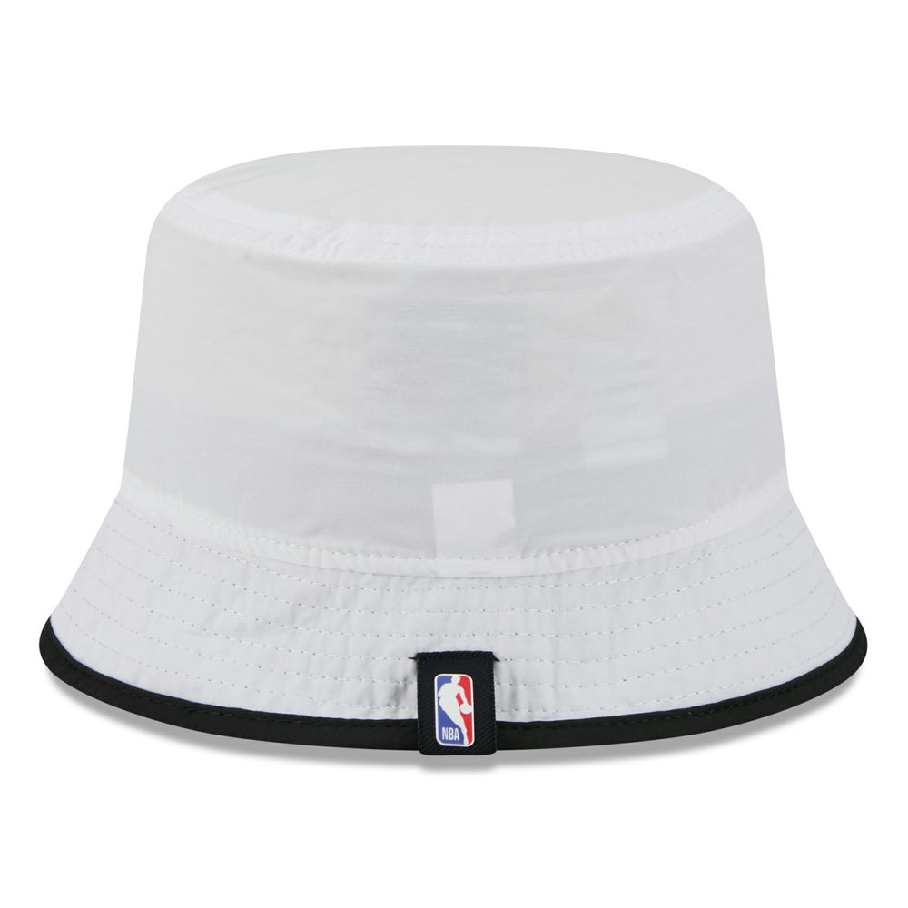 Miami Heat 2025 NBA Draft Nylon Bucket Hat White/Black - New Era