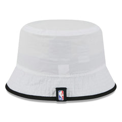 Miami Heat 2025 NBA Draft Nylon Bucket Hat White/Black - New Era