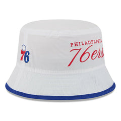 Philadelphia 76ers 2025 NBA Draft Nylon Bucket Hat White/Royal - New Era