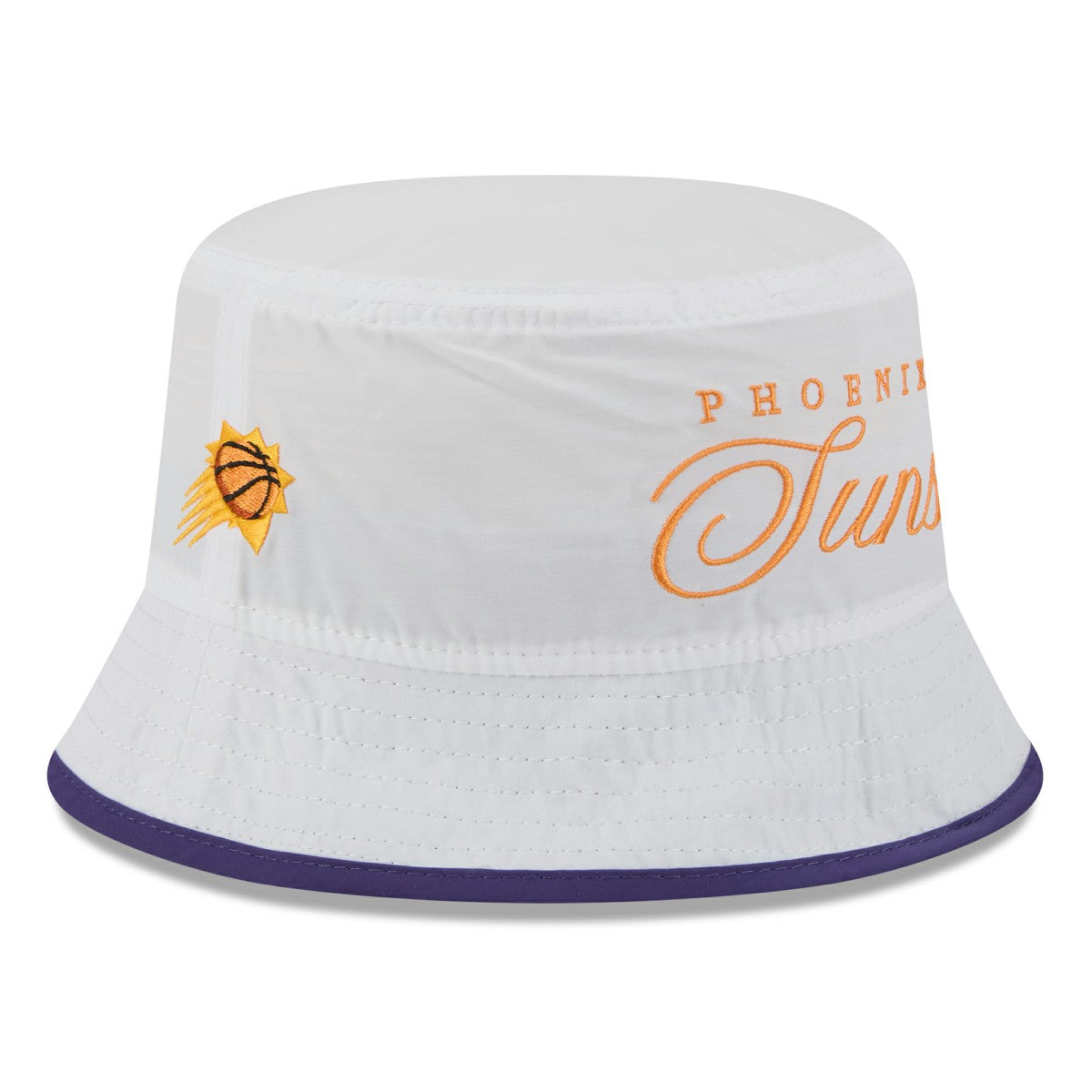 Phoenix Suns 2025 NBA Draft Nylon Bucket Hat White/Purple - New Era