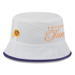 Phoenix Suns 2025 NBA Draft Nylon Bucket Hat White/Purple - New Era