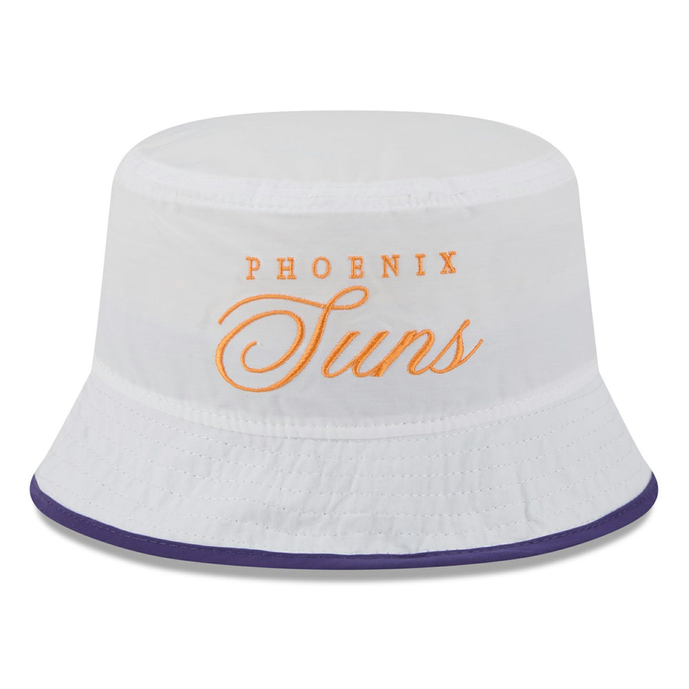 Phoenix Suns 2025 NBA Draft Nylon Bucket Hat White/Purple - New Era