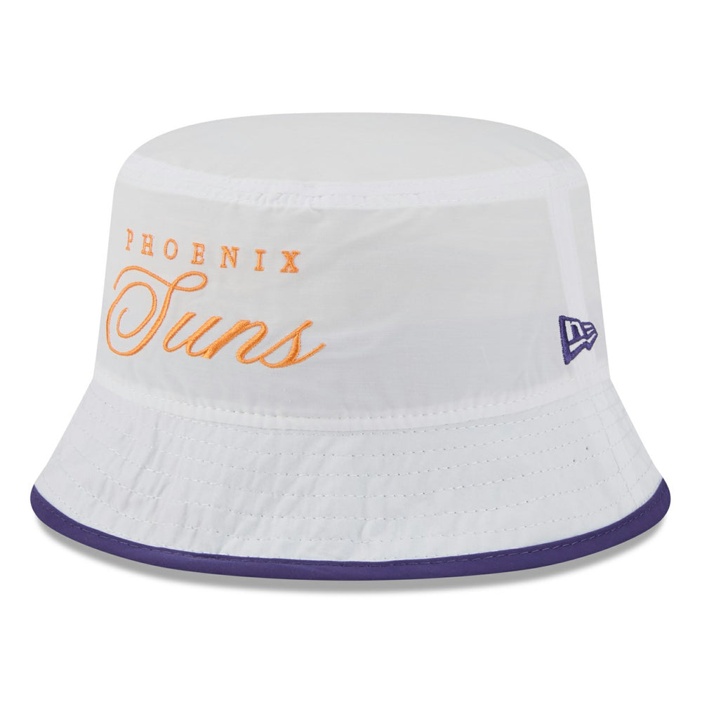 Phoenix Suns 2025 NBA Draft Nylon Bucket Hat White/Purple - New Era