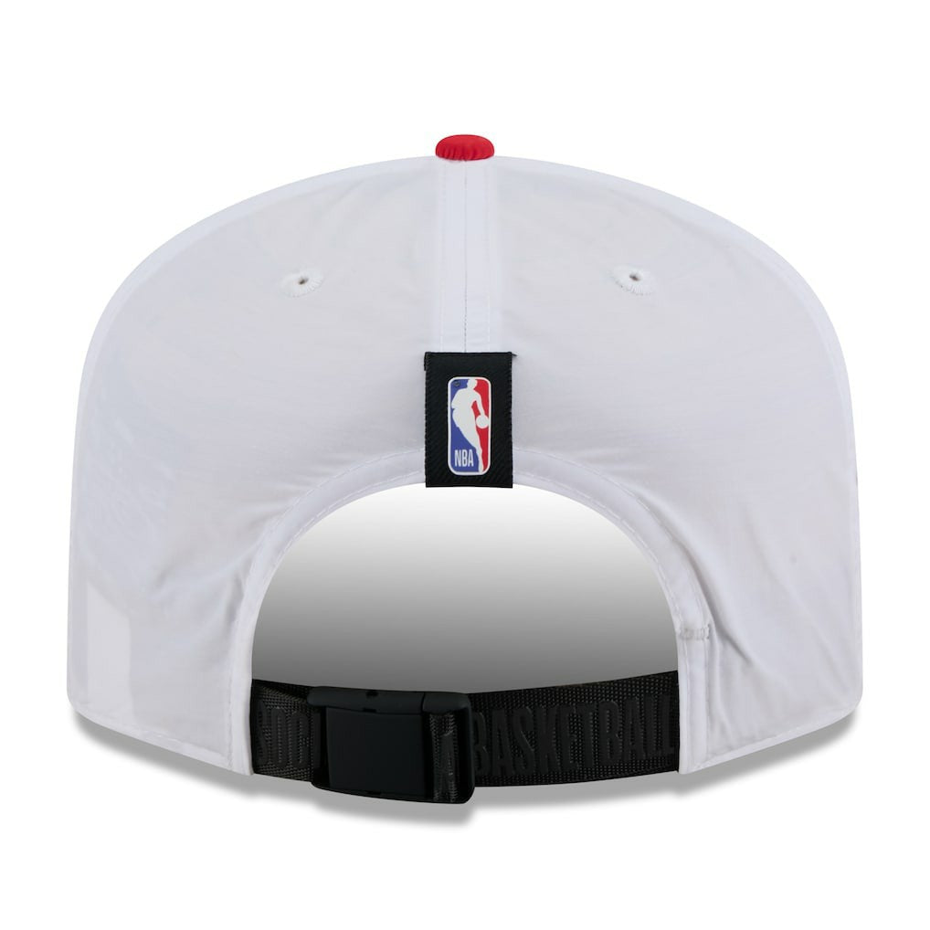 Houston Rockets 2025 NBA Draft On-Stage Nylon 19TWENTY Adjustable Hat White/Red - New Era