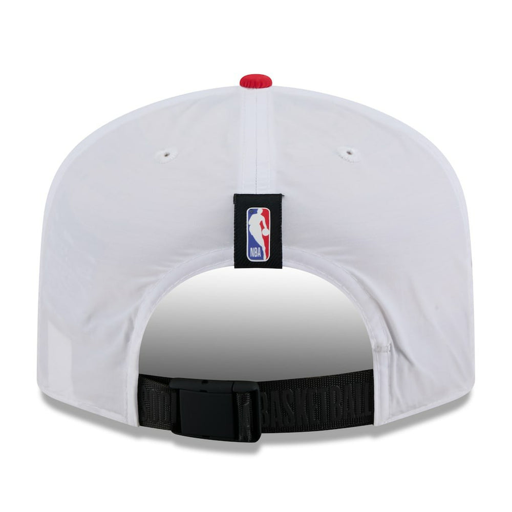 Houston Rockets 2025 NBA Draft On-Stage Nylon 19TWENTY Adjustable Hat White/Red - New Era