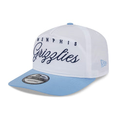 Memphis Grizzlies 2025 NBA Draft On-Stage Nylon 19TWENTY Adjustable Hat White/Light Blue - New Era