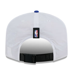 Golden State Warriors 2025 NBA Draft On-Stage Nylon 19TWENTY Adjustable Hat White/Royal - New Era